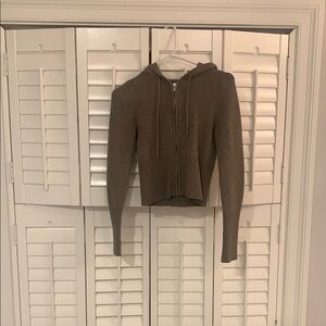 Gilly Hicks Brown Zip-Up Hoodie